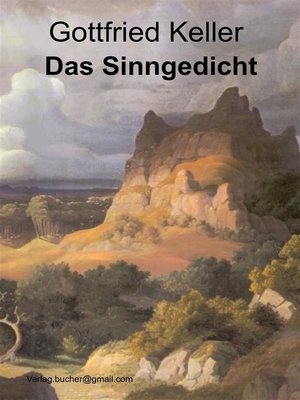 cover image of Das Sinngedicht